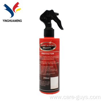 Rubber coating spray for car plastic restore dashboard